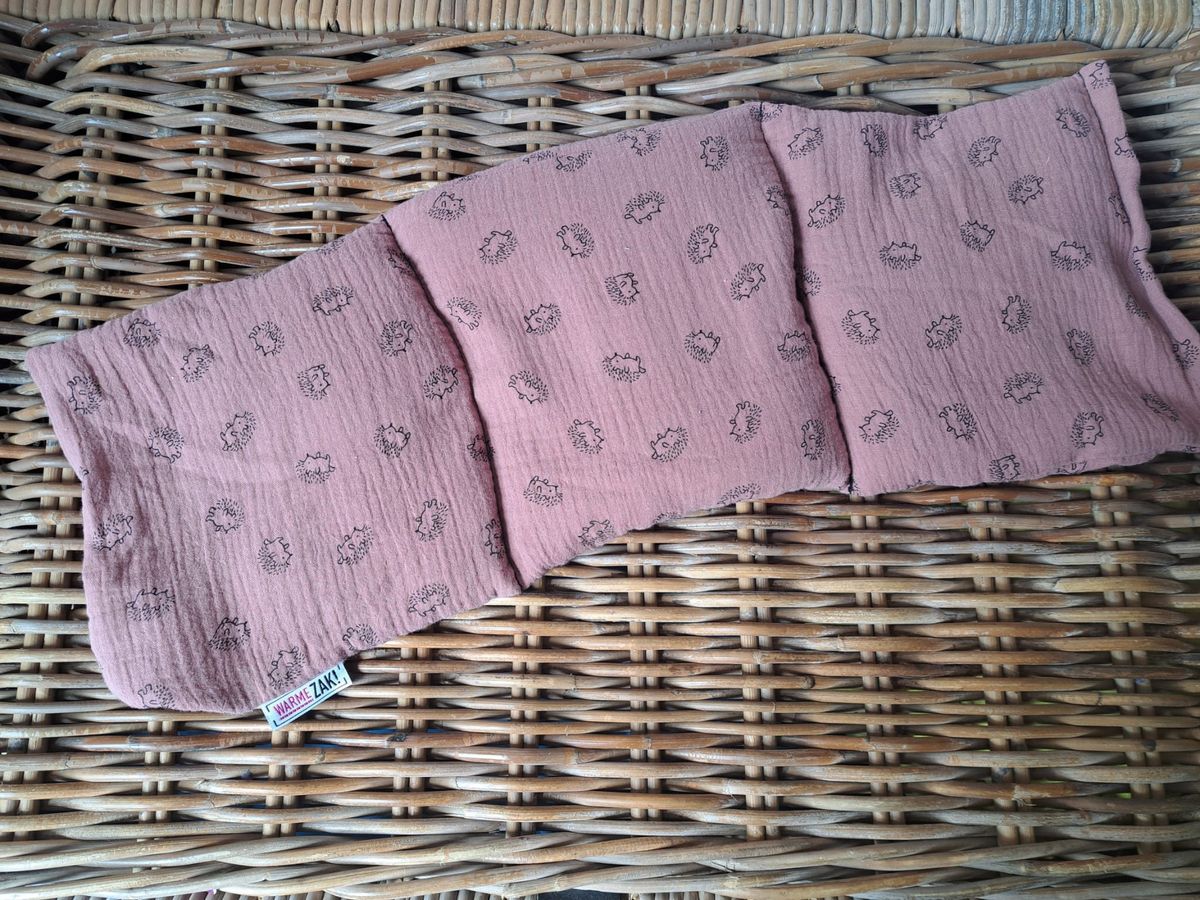Warmezak! | Roze | Egeltjes print | 60x20x3cm